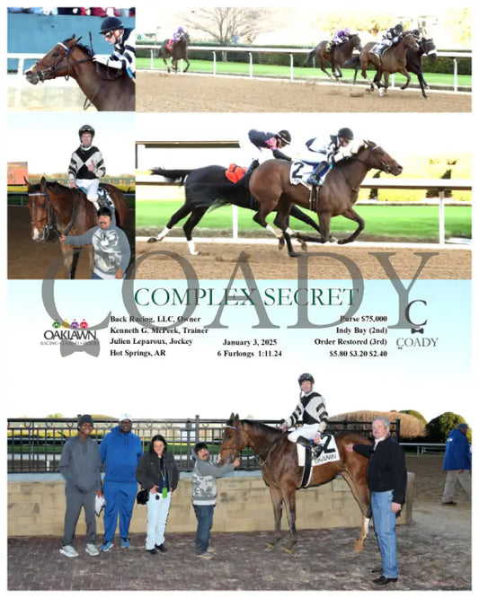 Complex Secret - 01-03-25 R08 Op Oaklawn Park