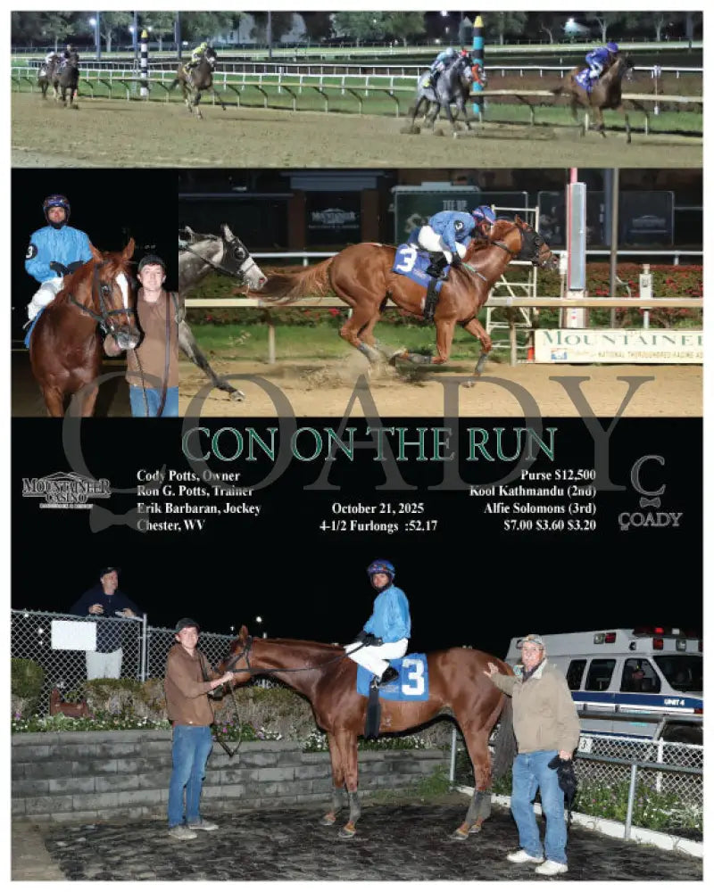 CON ON THE RUN - 10-21-25 - R03 - MNR Mountaineer Park