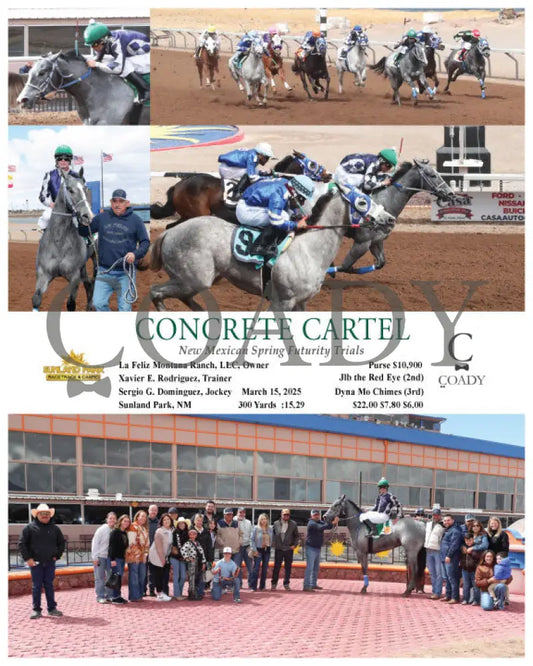 CONCRETE CARTEL - New Mexican Spring Futurity Trials - 03-15-25 - R01 - SUN Sunland Park