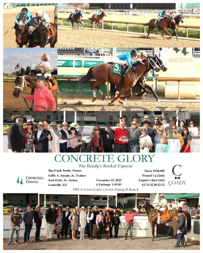 CONCRETE GLORY - The Ready's Rocket Express - 11-15-25 - R04 - CD - Coady Media - Kurtis Coady Photography