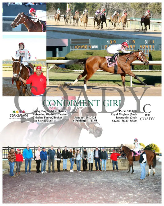 Condiment Girl - 01-28-24 R07 Op Oaklawn Park