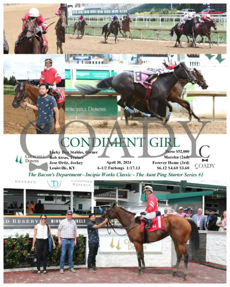 Condiment Girl - 04-30-24 R03 Cd Churchill Downs