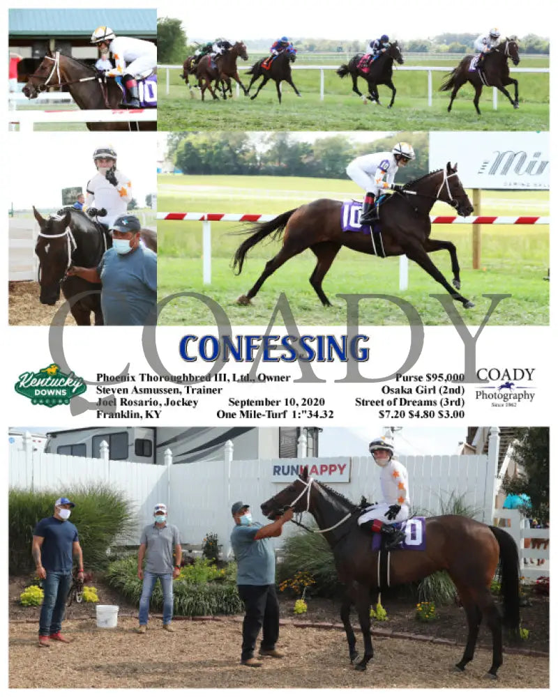 Confessing - 09-10-20 R06 Kd Kentucky Downs