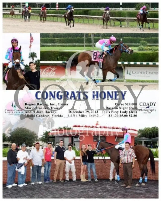 CONGRATS HONEY - 122913 - Race 05 - CRC - Coady Media - Kurtis Coady Photography