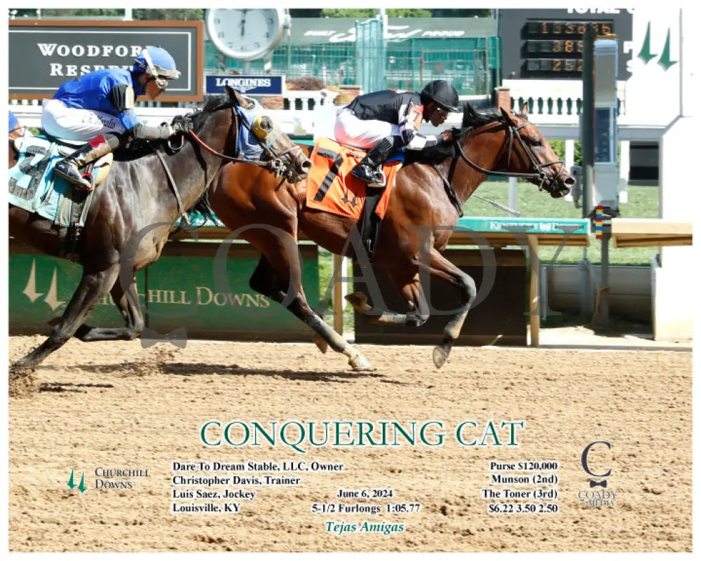 Conquering Cat - 06-06-24 R01 Cd -Action Churchill Downs