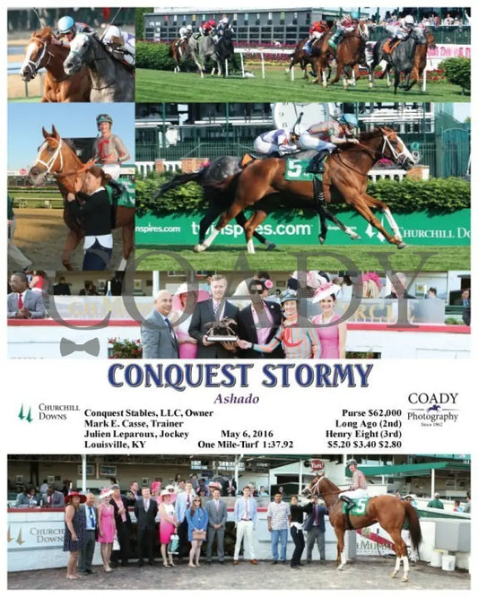 Conquest Stormy - 050616 Race 12 Cd Churchill Downs