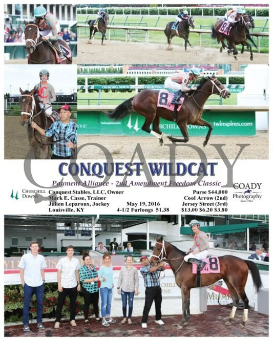 Conquest Wildcat - 051916 Race 04 Cd Churchill Downs