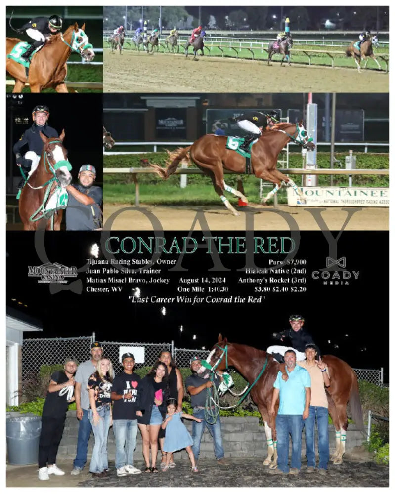 Conrad The Red - 08-14-24 R07 Mnr Mountaineer Park