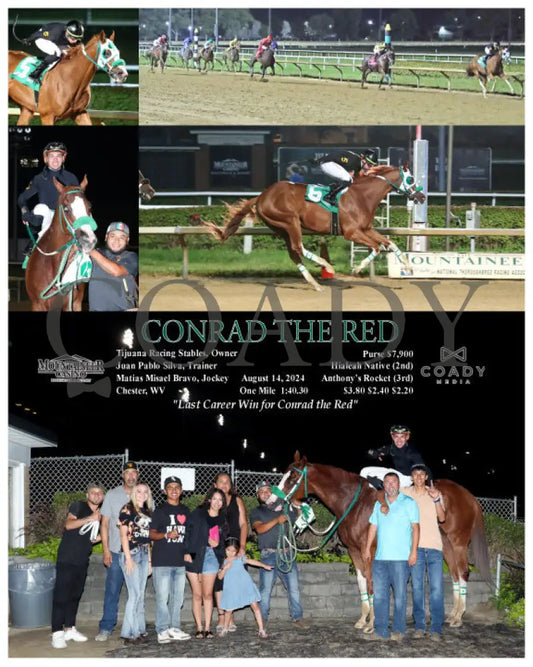 Conrad The Red - 08-14-24 R07 Mnr Mountaineer Park