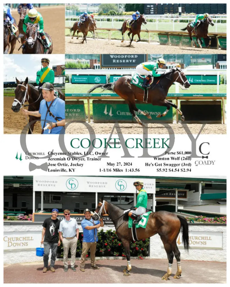 Cooke Creek - 05-27-24 R01 Cd Churchill Downs