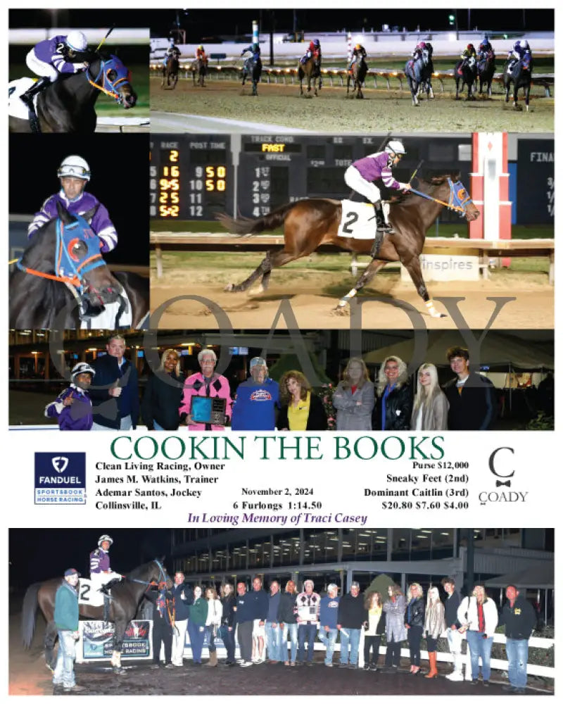 Cookin The Books - 11-02-24 R02 Fan Fanduel Sportsbook Horse Racing
