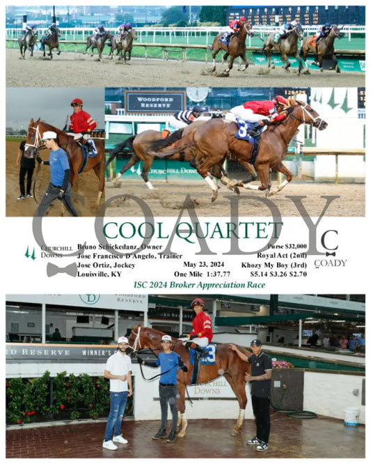 Cool Quartet - 05-23-24 R04 Cd Churchill Downs