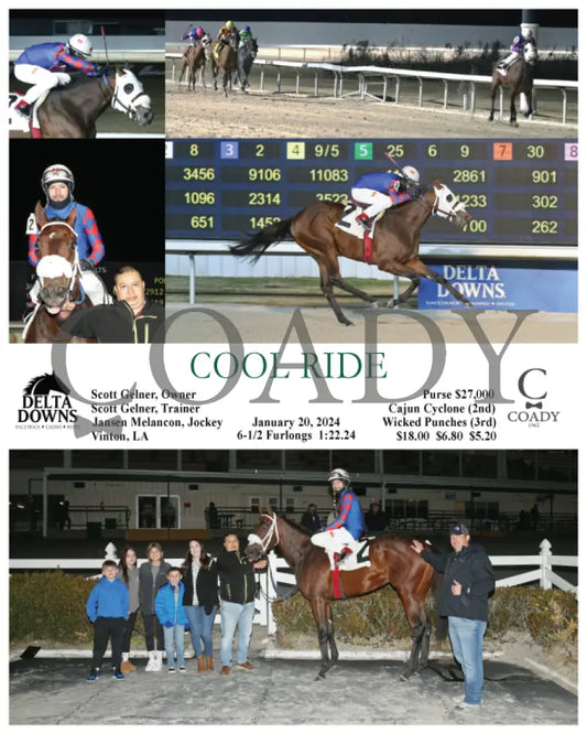 Cool Ride - 01-20-24 R09 Ded Delta Downs