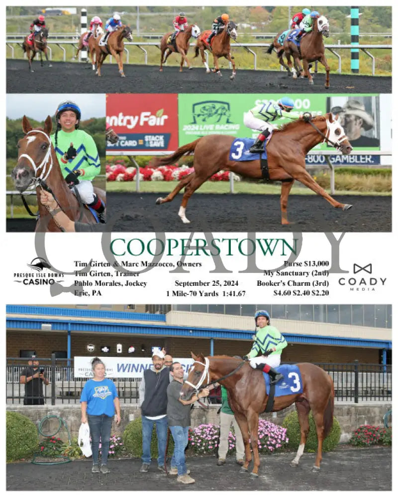 Cooperstown - 09-25-24 R08 Pid Presque Isle Downs