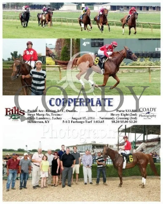 Copperplate - 081514 Race 08 Elp Ellis Park