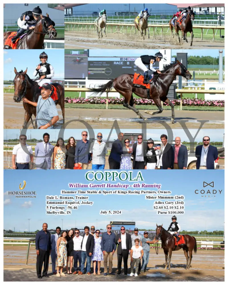 Coppola - William Garrett Handicap 4Th Running 07-05-24 R08 Ind Indiana Grand