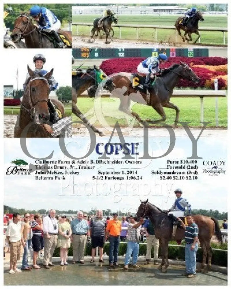 Copse - 090114 Race 03 Btp Belterra Park