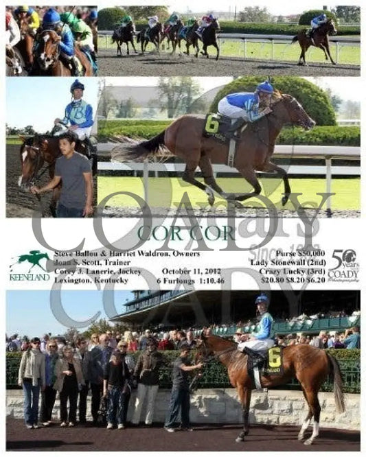 Cor - 101112 Race 06 Keeneland