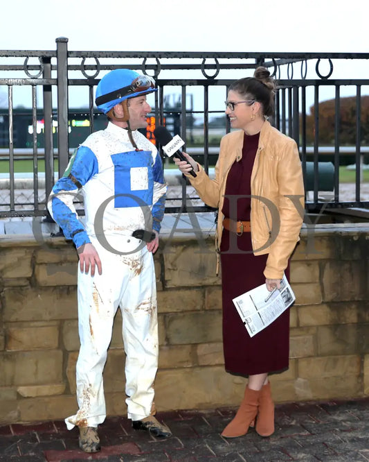 CORNINGSTONE - Mistletoe Stakes - 12-14-24 - R09 - OP - Interview 01 - Coady Media - Kurtis Coady Photography