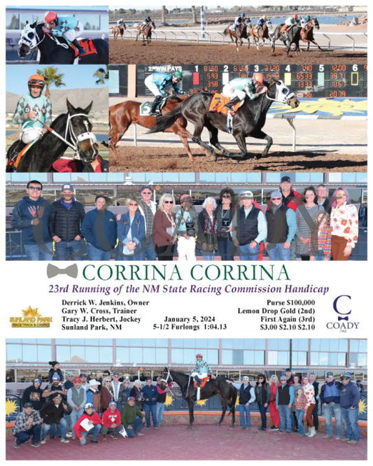Corrina - 23Rd Running Of The Nm State Racing Commission Handicap 01-05-24 R07 Sun Zia Park