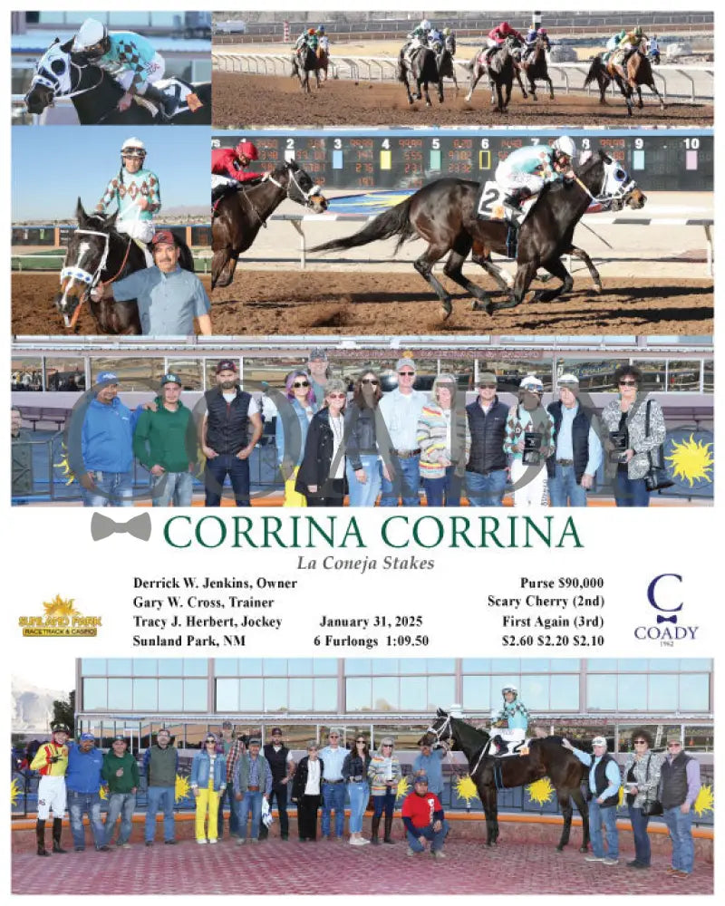 Corrina - La Coneja Stakes 01-31-25 R08 Sun Turfway Park