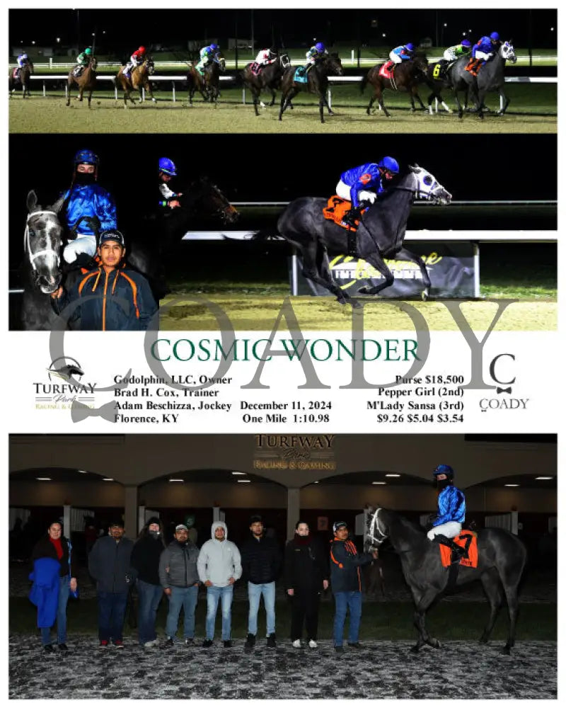 Cosmic Wonder - 12-11-24 R05 Tp Turfway Park