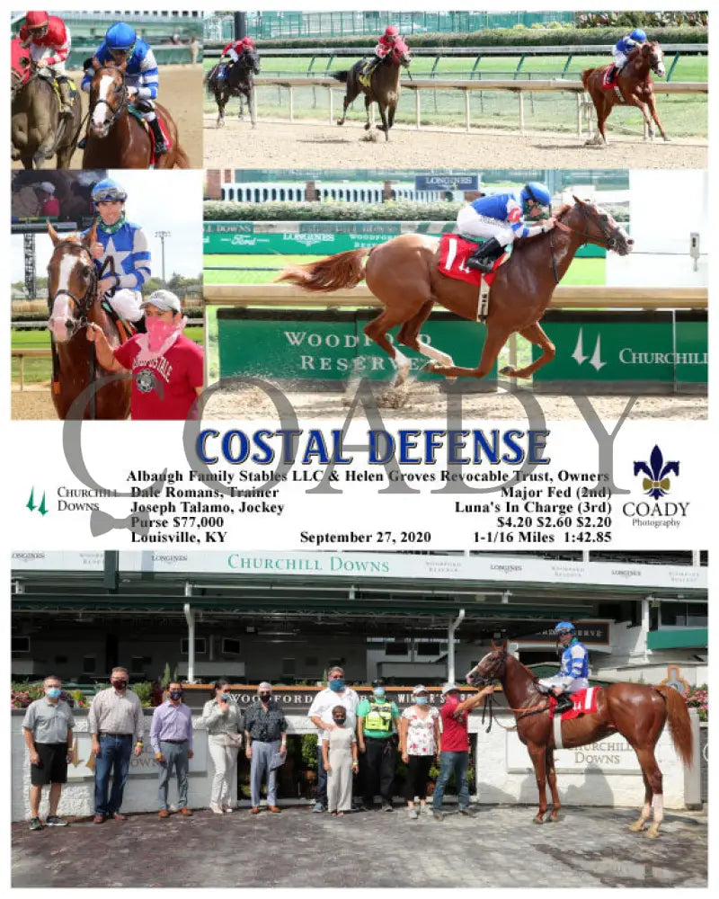 Costal Defense - 09-27-20 R03 Cd Churchill Downs