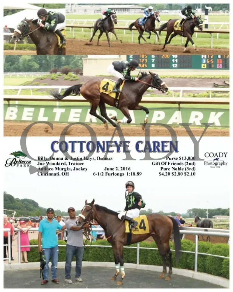 Cottoneye Caren - 060216 Race 05 Btp Belterra Park