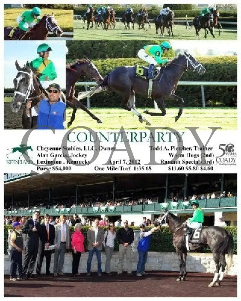 Counterparty - 040712 Race 10 Keeneland