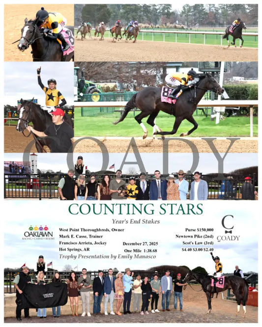 COUNTING STARS - Year's End Stakes - 12-27-25 - R08 - OP - Coady Media - Kurtis Coady Photography