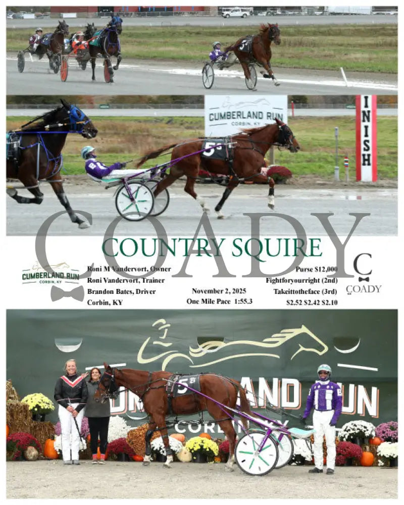 COUNTRY SQUIRE - 11-02-25 - R03 - CMR Presque Isle Downs