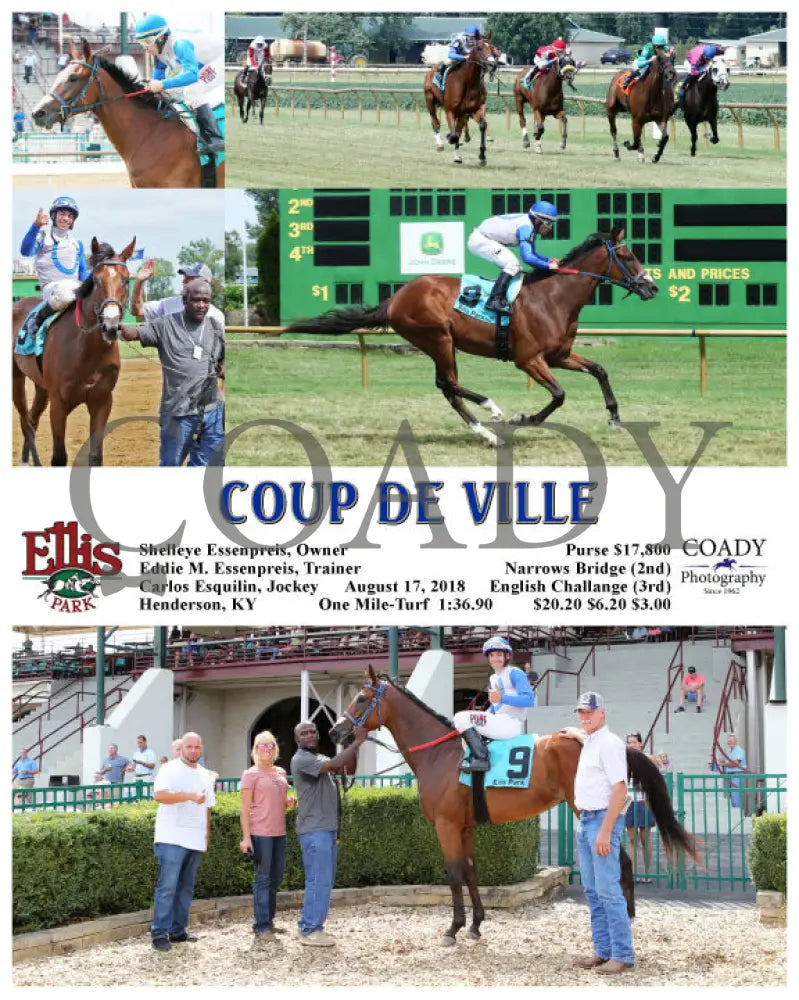 Coup De Ville - 081718 Race 05 Elp Ellis Park