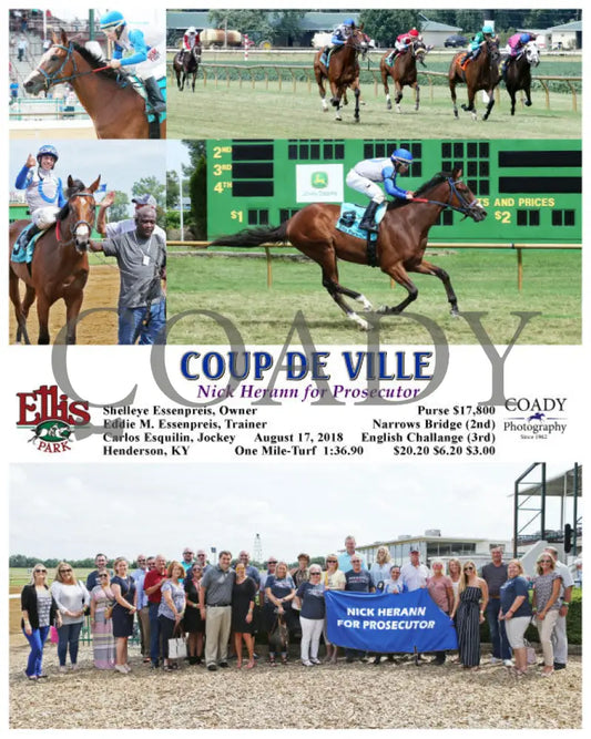 Coup De Ville - 081718 Race 05 Elp Group Ellis Park