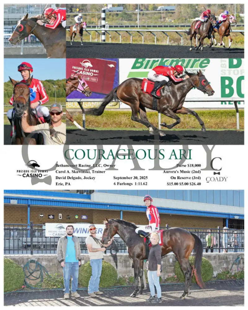 COURAGEOUS ARI - 09-30-25 - R03 - PID Presque Isle Downs