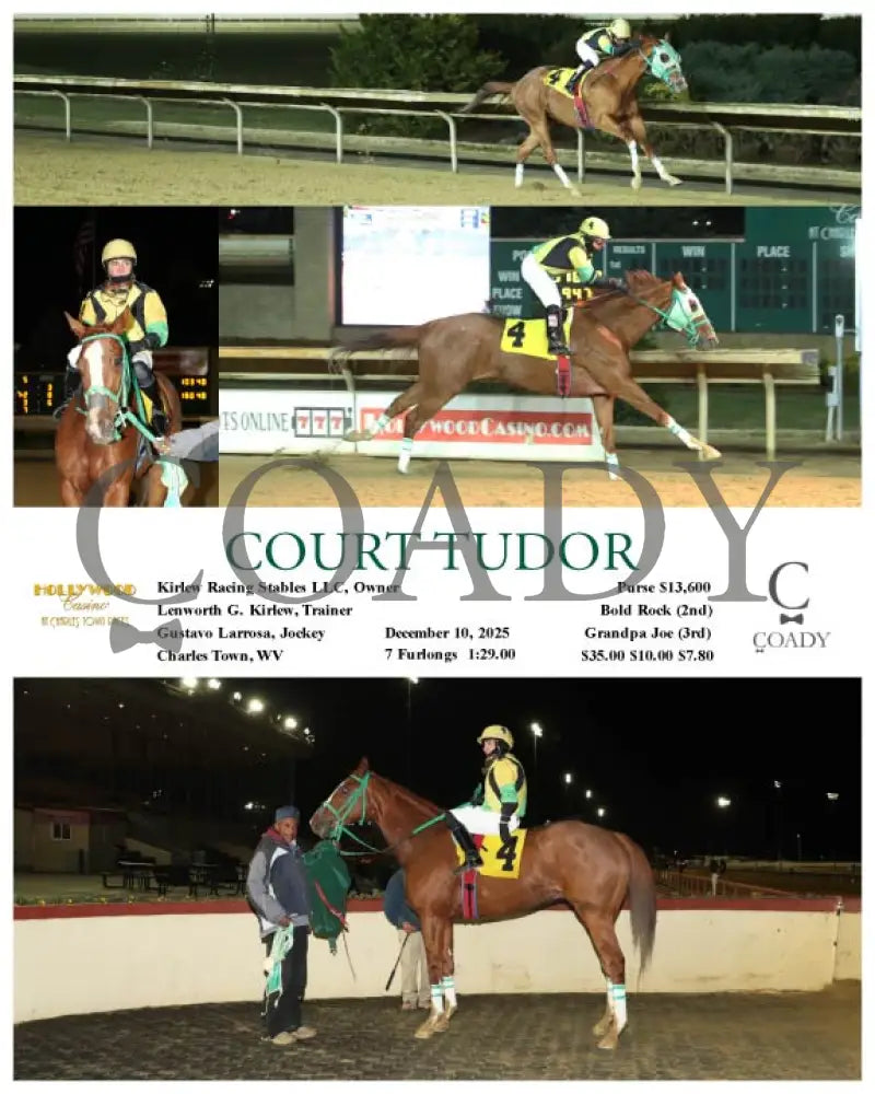COURT TUDOR - 12-10-25 - R01 - CT Hollywood Casino at Charles Town Races