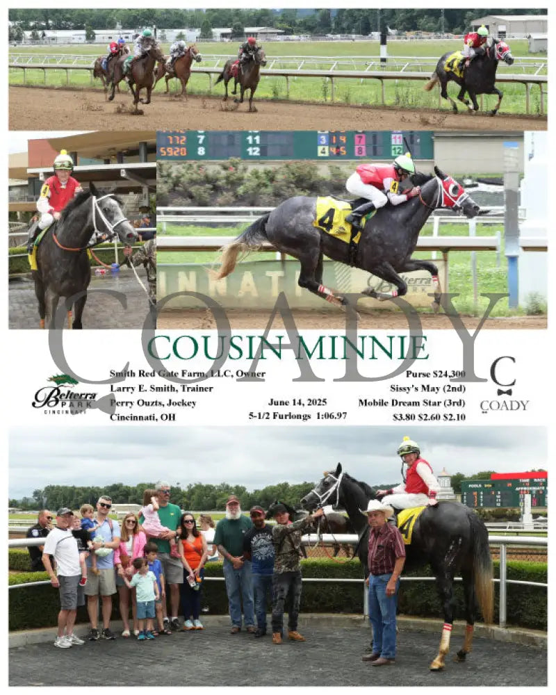 COUSIN MINNIE - 061425 - Race 02 - BTP Churchill Downs