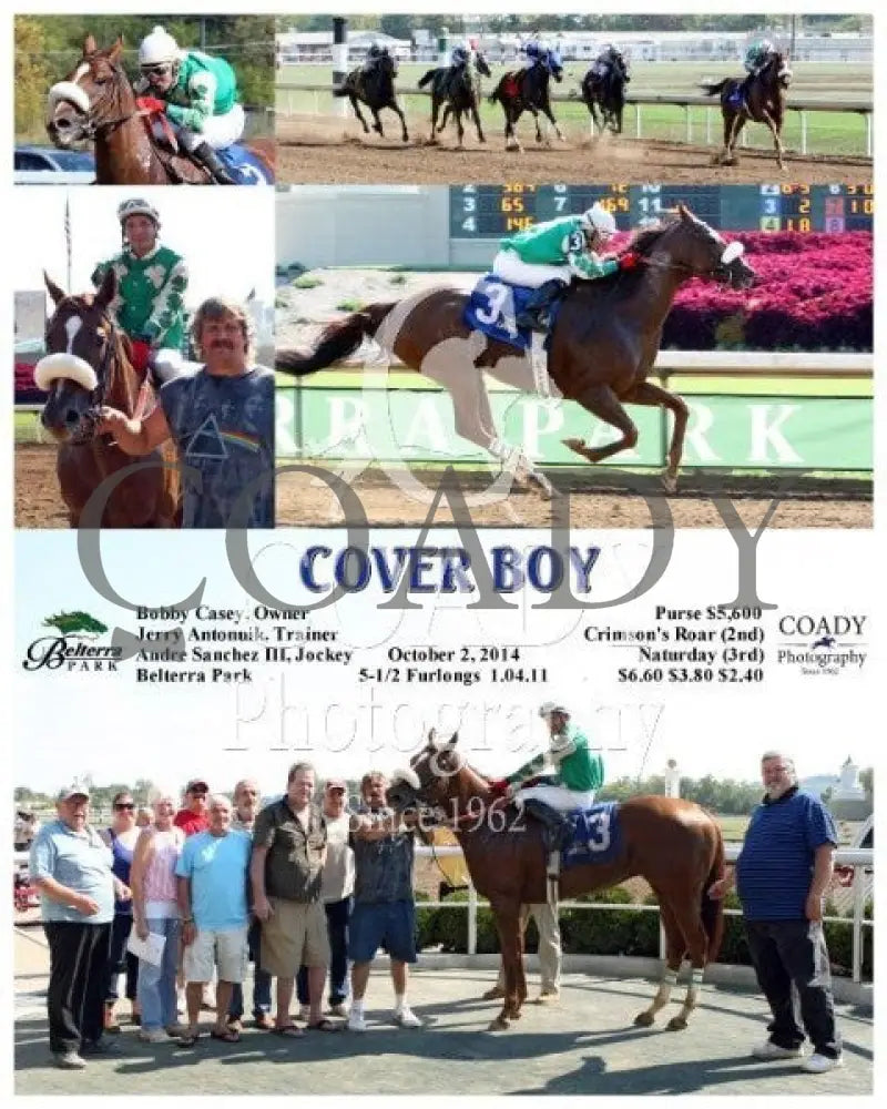 Cover Boy - 100214 Race 03 Btp Belterra Park