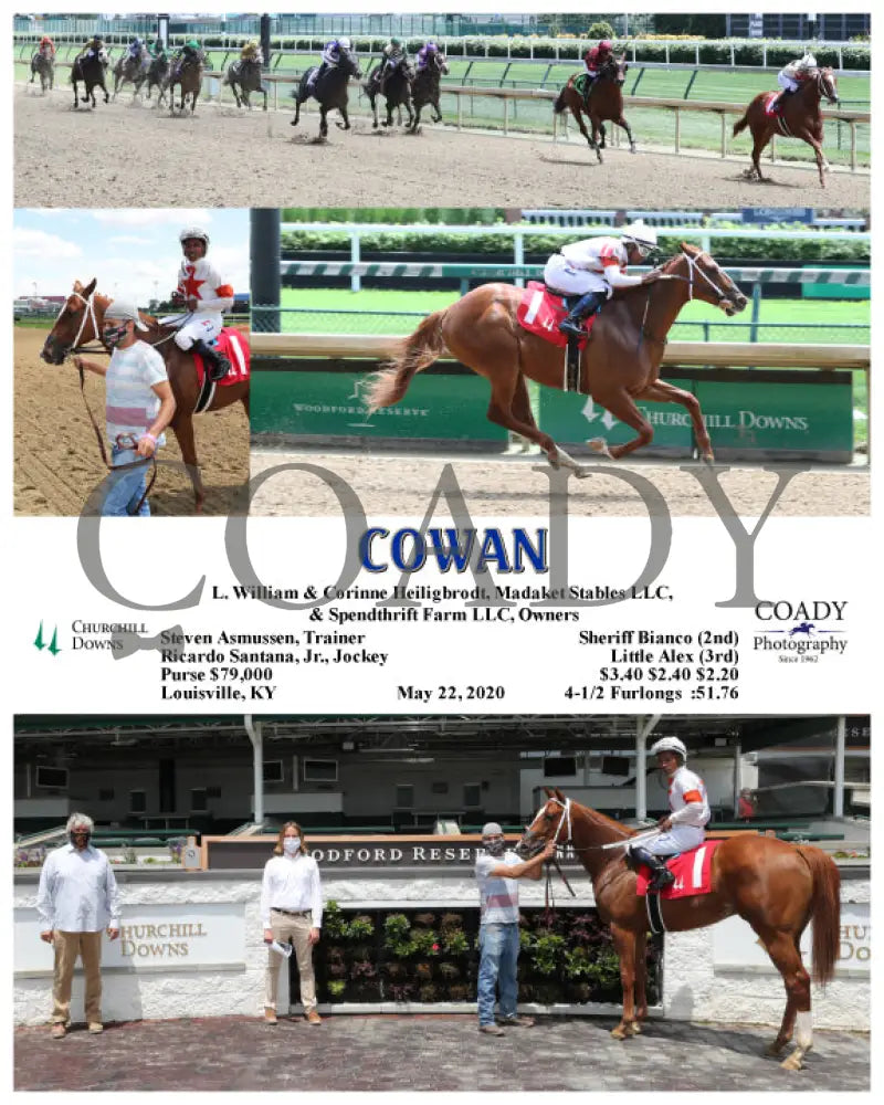 Cowan - 05-22-20 R01 Cd Churchill Downs