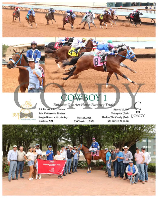 COWBOY 1 - Ruidoso Quarter Horse Futurity Trials - 05-23-25 - R07 - RUI Ruidoso Downs