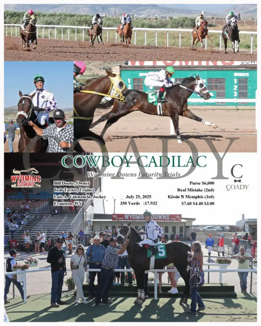 COWBOY CADILAC - Wyoming Downs Futurity Trials - 07-25-25 - R08 - WYO Wyoming Downs