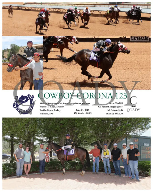 COWBOY CORONA 123 - 06-21-25 - R02 - RUI Ruidoso Downs