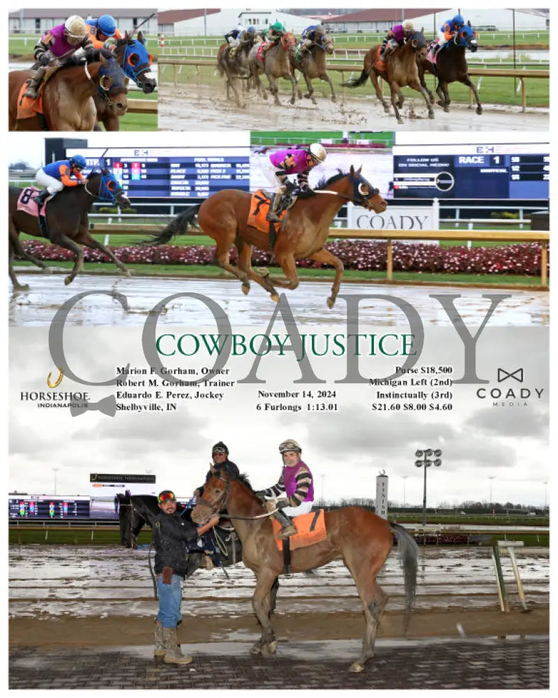Cowboy Justice - 111424 Race 01 Ind Indiana Grand