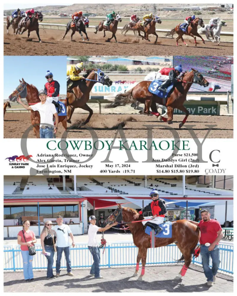 Cowboy Karaoke - 05-17-24 R07 Srp Sunray Park