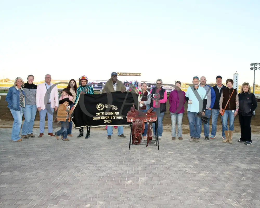 Cowboy On The Fly - Governors Stake Final 10-26-24 R12 Horseshoe Indiana Presentation 01 Sammantha