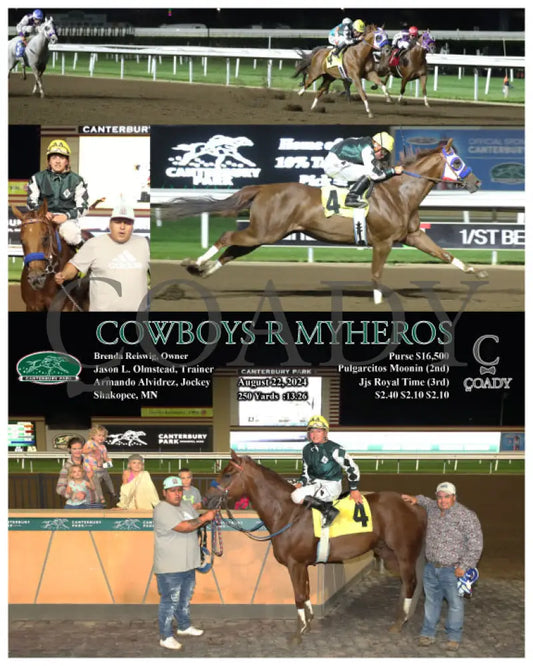 Cowboys R Myheros - 08-22-24 R08 Cby Canterbury Park