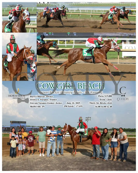 COWGIRL BEACH - Jaguar Rocket Futurity Trials - 8th Running - 06-26-25 - R09 - IND Indiana Grand