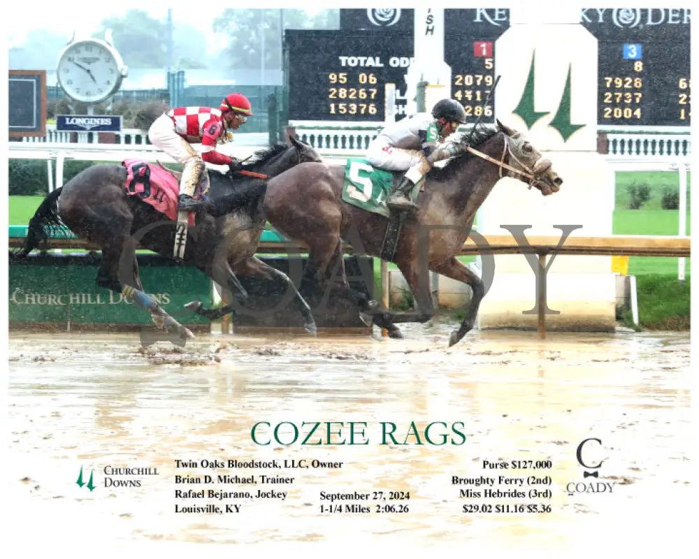 Cozee Rags - 09-27-24 R09 Cd Action Churchill Downs