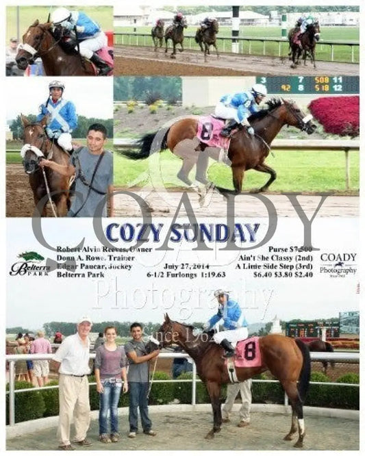 Cozy Sunday - 072714 Race 08 Btp Belterra Park