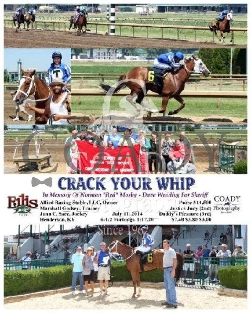 Crack Your Whip - 071114 Race 05 Elp Ellis Park