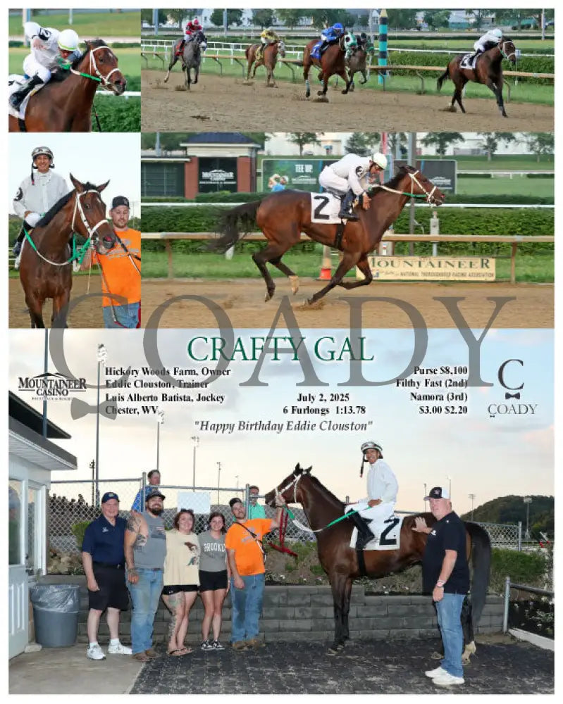 CRAFTY GAL - 07-02-25 - R04 - MNR Mountaineer Park